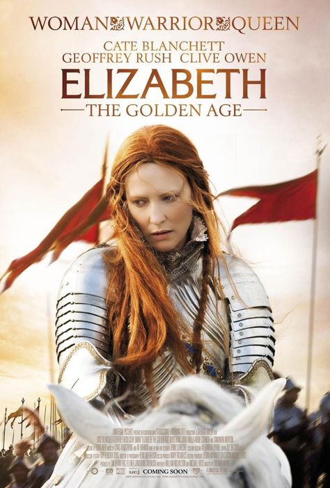 Elizabeth: The Golden Age Elizabeth Movie, Elizabeth The Golden Age, Britania Raya, Little Dorrit, Clive Owen, Historical Movies, I Love Cinema, Elizabeth I, Cinema Posters