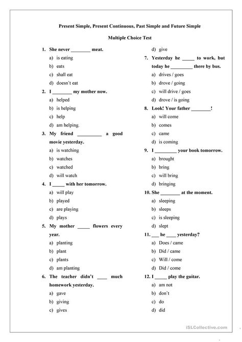 Multiple choice test. For beginners - English ESL Worksheets English Tests For Beginners, English Test For Beginners, 6th Grade Spelling Words, Complex Sentences Worksheets, 6th Grade English, Direct And Indirect Speech, English Grammar Test, Test For Kids, Multiple Choice Test