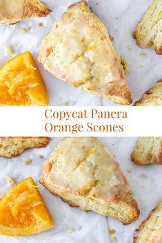 Panera Orange Scones, Easy Scone, Orange Scones Recipe, Baking Scones, Copycat Panera, Hp Sauce, Scones Recipe Easy, Orange Scones, Homemade Scones