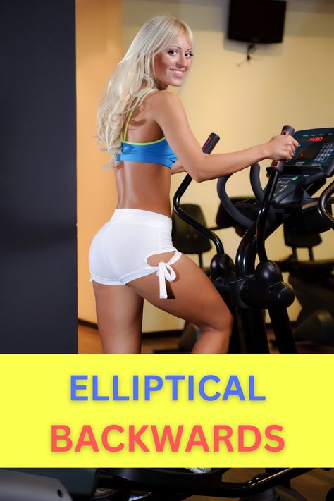 elliptical backward Elliptical Before And After, Elliptical Benefits, Hiit Elliptical, Burn 500 Calories, Elliptical Cross Trainer, Slim Down Fast, Elliptical Trainers, Elliptical Workout, Hiit Program