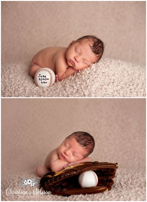 Baseball Newborn Pictures, Baseball Mitt, Baby Ball, Newborn Baby Photoshoot, Newborn Posing, Baseball Theme, Baseball Glove, Newborn Baby Photography, Newborn Pictures