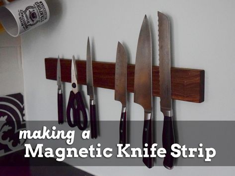 Knife Strip, Knife Magnet, Vinyl Mini Blinds, Magnetic Knife Rack, Cordless Roman Shades, Magnetic Knife Blocks, Hiding Ugly, Magnetic Knife Holder, Diy Knife