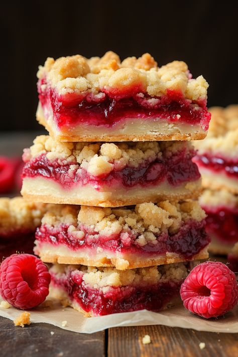 Raspberry Crumb Bars Cream Cheese Based Desserts, Cranberry Bars With Cream Cheese, Brownie Bread, Cranberry Filling, Raspberry Crumb Bars, Raspberry Crumble Bars, Cheese Bars, Cranberry Bars, Cranberry Dessert