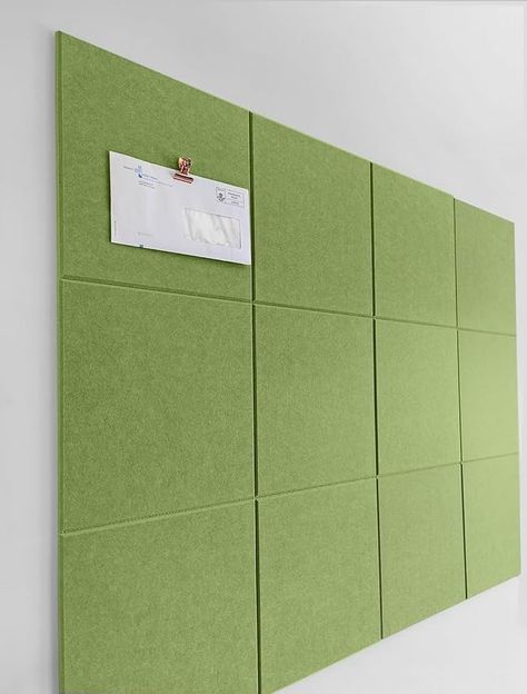 Amazon.com : DECORITA Cork Board 48 x 36 Alternative – 11.8x11.8x0.35 Inches 12 Pack Felt Wall Tiles with Safe Removable Adhesive, Large Cork Board for Office Walls Pin Board Cork Tiles for Classroom - Grass Green : Office Products Large Cork Board Wall, Giant Pegboard Wall, Cork Board Design, Corkboard Wall, Felt Wall Tiles, Large Cork Board, Board For Office, Cork Board Wall, Cork Sheet