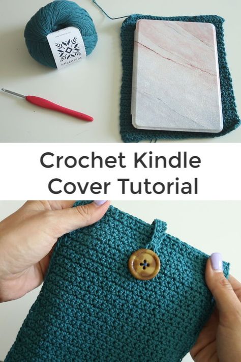 Crochet Ereader Case, Crochet Crutch Cover, Crocheted Book Sleeve Pattern, Crochet Patterns Book Cover, Kindle Paperwhite Crochet Case, Crochet E Reader Cover, Crochet Kobo Cover, Kindle Paper White Crochet Cover, Crochet Kindle Paperwhite Case