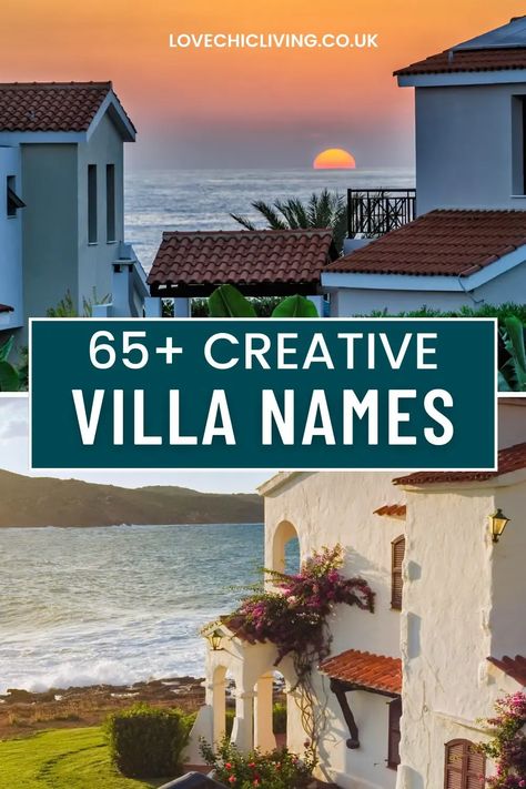 Are you looking for the perfect name for your vacation villa? From romantic and rustic to whimsical and modern, there are plenty of options to choose from! In this article, you'll explore 65+ villa names and gain valuable insights on the best practices for selecting the perfect name for your vacation home. So, if you’re ready to find the perfect match for your villa, keep on reading! Villa Names Ideas, Modern House Names, Modern Italian Villa, Dubai Villa, Modern Tropical House, Italy House, Small Villa, Lake Villa, Vacation Villa