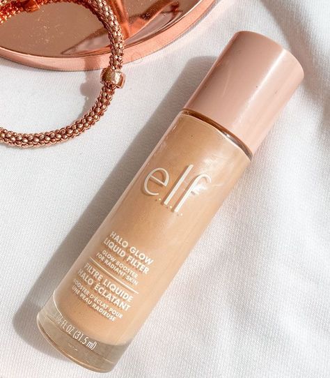 Elf Cosmetics Halo Glow Liquid Filter Review Charlotte Tilbury Flawless Filter, Polished Makeup, Halo Glow Liquid Filter, Flawless Filter, Halo Glow, Lip Gloss Cosmetics, Cosmetics Photography, Elf Cosmetics, Favorite Makeup Products