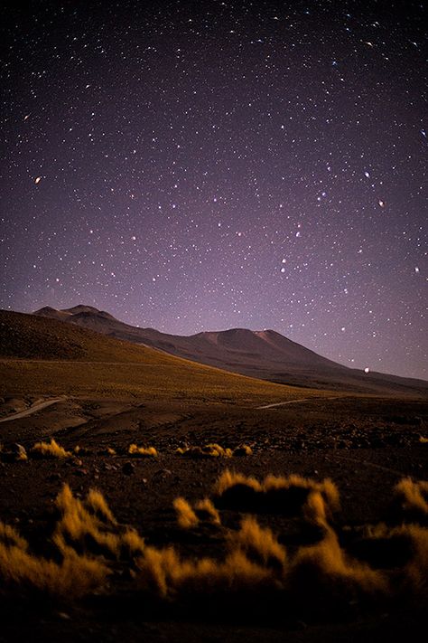 This was the first of the intended 60 shots to capture star trails.Atacama Desert.Chile Desert Night Sky, Atacama Desert Chile, Gathering Ideas, Unique Website Design, Mountain Vibes, Atacama Desert, Desert Mountains, Desert Dream, Star Gazing