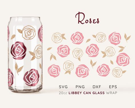 Beer Can Glass Wrap, Beer Glass Design, Beer Can Glass Svg, Vinyl On Glass, Libbey Glass Svg, Can Wrap Svg, Cricut Projects Easy, Holiday Beer, Can Glass Wrap