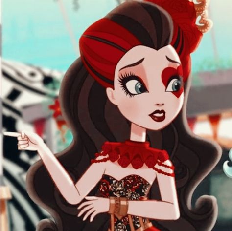 Ever After High Matching Icons, Cerise Hood, Lizzie Hearts, Moster High, Celebrities Tattoos, Outdoors Quotes, Art Humor, Cartoon Profile Pictures, Quotes Education