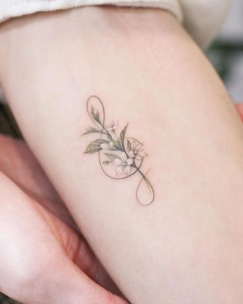 06 Tattoo, 92 Tattoo, Teacher Tattoos, Black Line Tattoo, Girl Arm Tattoos, Poppies Tattoo, Cute Little Tattoos, Cute Tiny Tattoos, Botanical Tattoo