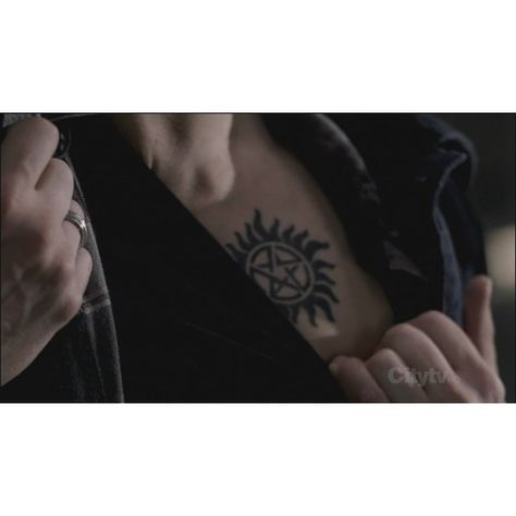 Spells Symbols, Dean Winchester Aesthetic, Dean Tattoo, Winchester Aesthetic, Supernatural Star, Aesthetic Gifs, Supernatural Tv Show, Last Episode, S Tattoo