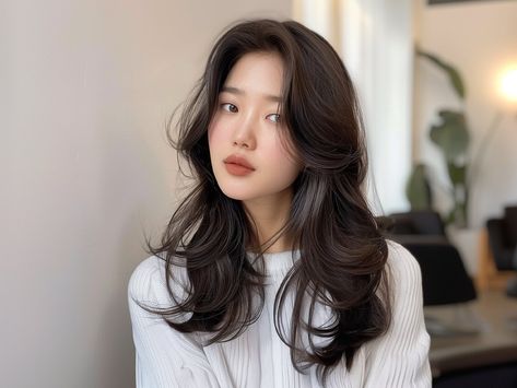 51 Easy Haircuts and Hairstyles for Long Straight Hair in 2024 Chinese Hairstyle Long Hair, Kdrama Haircut, Japanese Haircut Long, Hairstyles For Asian Women, Korean Haircut Long, Asian Haircuts, Easy Haircuts, Hairstyles For Long Straight Hair, Long Hair Cut