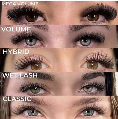 Natural Looking Eyelash Extensions, Russian Eyelashes, Eye Map, Lash Content, Types Of Eyelash Extensions, Eyelash Extensions Classic, Eyelash Care, Natural Fake Eyelashes, Lash Tips