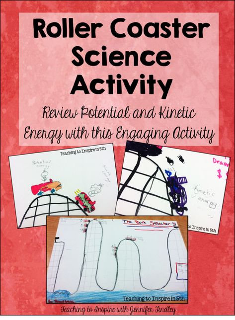 Kinetic Energy Activities, Potential And Kinetic Energy, Jennifer Findley, Sixth Grade Science, Fourth Grade Science, Science Vocabulary, Energy Activities, Third Grade Science, 8th Grade Science