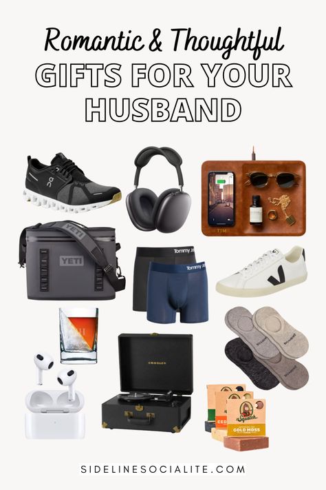 Show your husband some love with these romantic and thoughtful gifts! From personalized keepsakes to meaningful experiences, discover the perfect way to express your love and appreciation for him on any occasion. Personalized Gifts For Husband, Make Your Husband Feel Special, Gift Odeas, Romantic Presents, Surprise Your Husband, Gifts For Your Husband, Gifts Husband, Present For Husband, Hosting Occasions