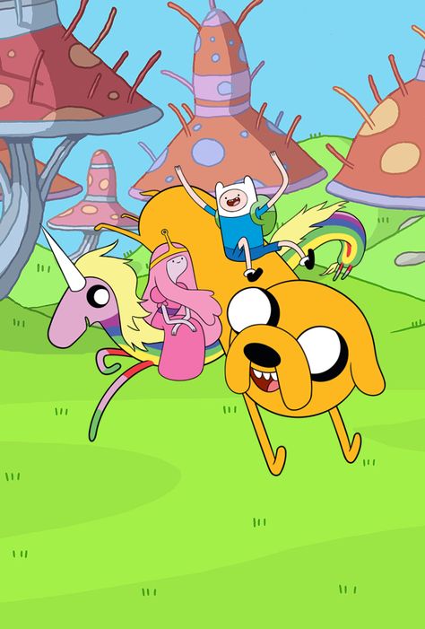 Adventure Time Group Photo, Fin And Jack, Adventure Time Birthday Party, Adventure Time Birthday, Adventure Time Comics, Adventure Time Wallpaper, Adventure Time Finn, Album Art Design, Adventure Time Art