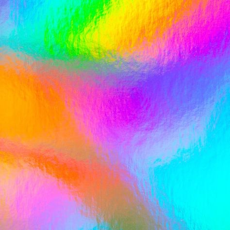 Holographic Iridescent, Alice In Wonderland Book, Adobe Illustrator Design, Texture Inspiration, Rainbow Background, Rainbow Wallpaper, Metal Texture, Texture Background, Neon Color