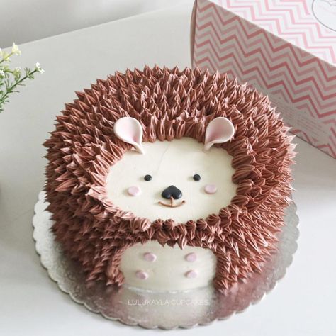 @lulukaylacupcake on Instagram: “adorable hedgehog cake #cake #lulukaylacupcake .” Hedgehog Cupcake, Sonic The Hedgehog Cake, Hedgehog Cake, Hedgehog Birthday, Cake Central, Animal Cakes, Fox Cookies, Bear Cakes, Cupcake Cake