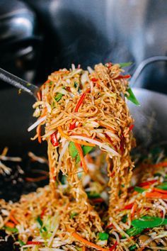 Vegetable Ramen is a simple and easy-to-make meatless Monday meal all instant ramen lovers must try. For you devout carnivores, just add your favorite meat. Vegetable Ramen, Woks Of Life, The Woks Of Life, Meatless Monday Recipes, Instant Ramen, Ramen Recipes, Woks, Busy People, Meatless Monday