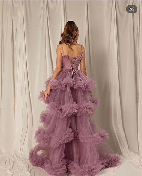 SF049 Arabic Burgundy Tulle Tiered Ruffles Evening Dresses with Gloves Pink Spaghetti Straps Women Wedding Party Gowns Layered Prom Dress, Bridesmaid Dresses Under 100, Petite Wedding Dress, Tulle Evening Dress, Purple Bridesmaid Dresses, Red Evening Dress, Wedding Dresses Corset, Evening Dresses Plus Size, Casual Wedding Dress