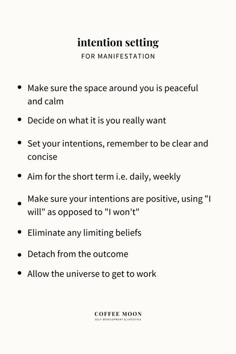 Intention setting allows you to gain a sense of direction in your personal life and choices. Instead of sailing on auto-pilot, setting intentions helps you take accountability and guide the day or week with purpose.⁠ #intentionalliving#intention #intentions#intentional#beintentional #liveintentionally#livewithintention #alifeofintention#goodintentions #positiveintentions#livingintentionally #setyourintention#setyourintentions #powerofintention#livingwithintention #intentionality#newintentions Living On Auto Pilot, Setting Your Intentions, Setting Weekly Intentions, How To Set An Intention, Setting Intentions New Moon, Intention For The Week, How To Write Intentions, Setting Monthly Intentions, How To Set Intentions For Manifesting