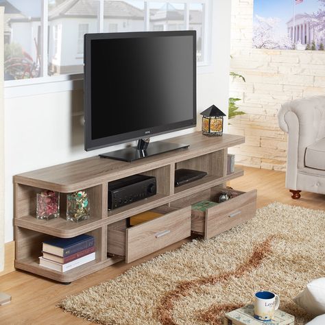 Guilver TV Stand Bedroom Tv Stand, Swivel Tv Stand, Tv Stand Designs, Tv Stand Decor, Bedroom Tv, Diy Tv Stand, Rack Tv, Media Stand, Entertainment Stand