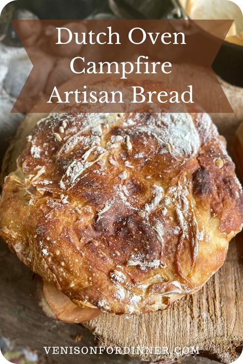 Dutch Oven Campfire Artisan Bread Campfire Dutch Oven Recipes, Dutch Oven Chicken Thighs, Cast Iron Bread, Buttermilk Bread, Frugal Cooking, Oven Bread, Hot Coals, Dutch Oven Camping, Dutch Oven Bread