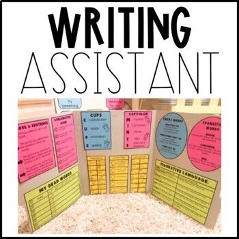 I have tried a number of ways (notebooks, flipbooks, etc.) to have the information my students need right at their fingertips when writing. It is honestly just a mess. This Writing Assistant has everything the students will need to help them when writing their papers!These file folders double as the... Student Files Organization, Writing Folders Fourth, Wildflower Classroom, Writing Office Folders, Ms Bean, Privacy Folders, Writing Revolution, Writing Folders, Third Grade Writing