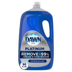 P&G & Sam's Club - Ultimate Tailgate Dawn Platinum, Grease Cleaner, Dawn Dishwashing Liquid, Dawn Dish Soap, Dish Detergent, Liquid Dish Soap, Big Bottle, Stainless Steel Cleaning, Water Softener