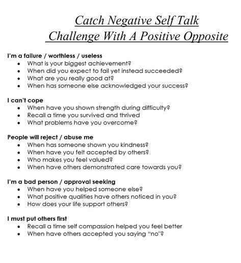 Cognitive Behavior Therapy Quotes, Dbt Opposite Action Activities, Challenge Negative Self Talk, Emotion Therapy Activities, Challenging Thoughts Worksheets, Positive Self Talk Activities For Adults, Changing Negative Thoughts To Positive Worksheet, Talk Therapy Activities, Thought Challenging Worksheets