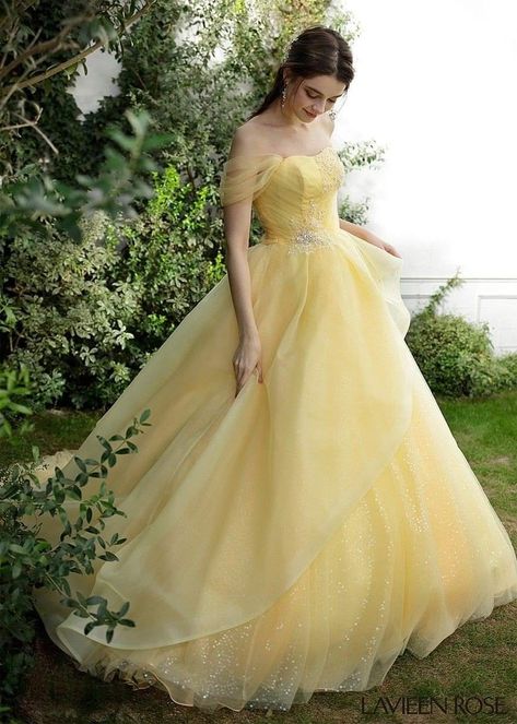 Hufflepuff Dress, Yellow Wedding Dress, Baju Kahwin, Photographie Indie, Yellow Gown, 파티 드레스, Bridal Ball Gown, Belle Dress, Princess Ball Gowns