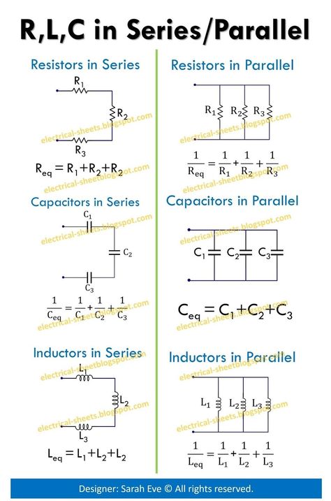 Parallel Circuit, Basic Electrical Engineering, Electrical Engineering Books, Electrical Engineering Projects, Physics Lessons, Physics Concepts, Learn Physics, Engineering Notes, Physics Formulas