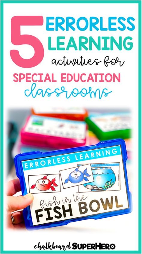 Errorless Learning, Special Education Behavior, Functional Life Skills, Middle School Lesson Plans, Life Skills Classroom, Social Emotional Activities, Superhero Classroom, Self Contained Classroom, Middle School Lessons