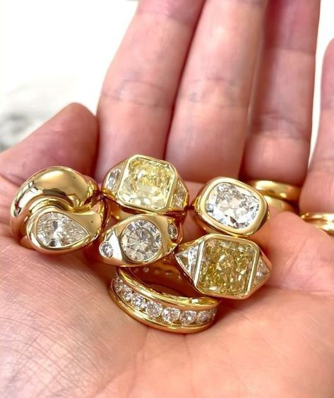 BRENT NEALE on Instagram: "…welllll buttery goodnesss…clients pieces we just finished �✨ so shall we? Ring tour? See you in storiessss ✨" Brent Neale Ring, Brent Neale Jewelry, Ring Tour, Brent Neale, Ring Upgrade, Bling Ring, Future Engagement Rings, Mens Rings, Ring Ideas