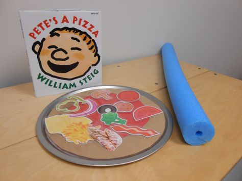 Pizza Preschool, Cooking Preschool, Preschool Pizza, Pizza Activities, Pizza Story, Pizza Project, William Steig, Preschool Food, Kid Yoga Lesson Plans