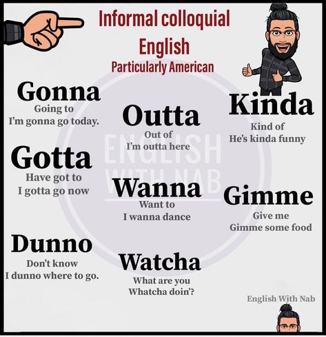 . >> ✪-informal colloquial English . . . ✪—Check the my weekly video below📺 https://youtu.be/nwpWVtPi3Cg… Colloquial Words, English Word Book, English Word, English Idioms, English Learning, English Vocabulary Words, Vocabulary Words, English Words, English Vocabulary