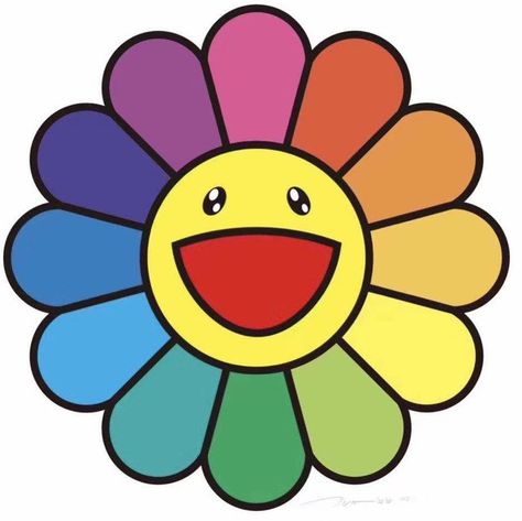 Murakami Flower, Hippie Painting, Art Cart, Art Matters, Cartoon Flowers, Takashi Murakami, Arte Inspo, Retro Wallpaper, Indie Kids