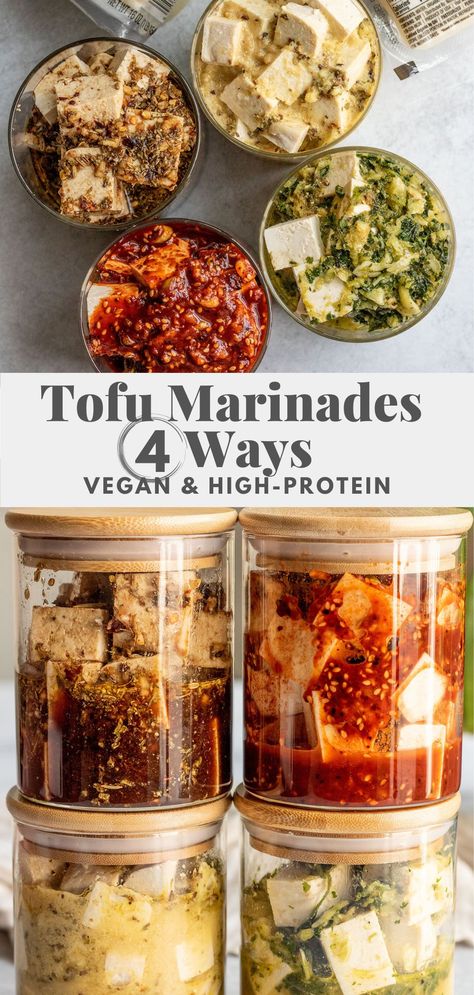 Tofu Marinade Recipes, Vegan Basics, Recipes Tofu, Tofu Recipes Healthy, Tofu Feta, Entertaining Appetizers, Sauteed Peppers And Onions, Tofu Marinade, Tofu Tacos