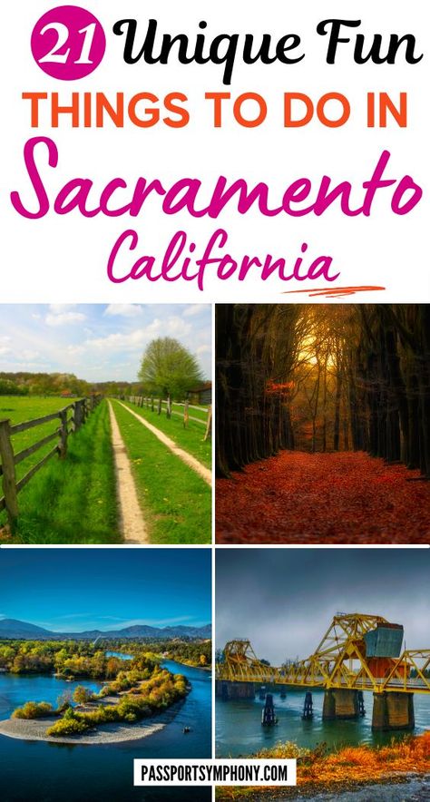 Things To Do In Sacramento, Pacific Coast Road Trip, Roseville California, Sacramento River, Visit California, California Travel Road Trips, Sacramento California, United States Travel, Unique Things