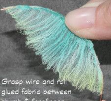 How To Make Miniature Fairy Wings with Embellishments | Vegas AIRS LLC Making Fairy Wings For Dolls, Diy Small Fairy Wings, Doll Fairy Wings Diy, Diy Mini Fairy Wings, How To Make Fairy Wings Diy Easy, How To Make Fairy Dolls, How To Make Fairy Wings Diy, How To Make Fairy Wings, Small Fairy Wings