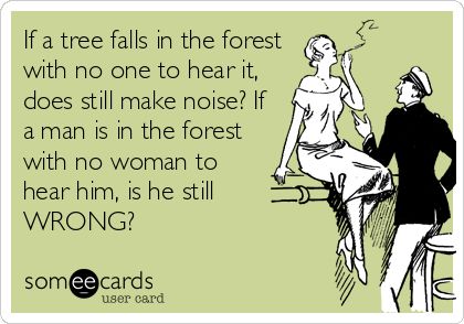 If A Tree Falls In The Forest Quote, Forest Quotes, Funny News, Someecards, Autumn Trees, Forest, Memes, Funny, Quotes