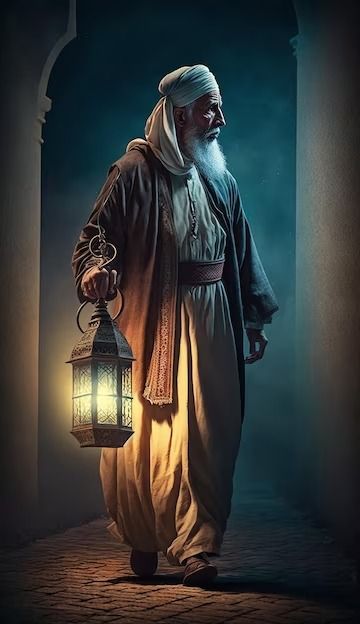 Arabic Painting Images, Arabic Man Art, Old Islamic Pictures, Man With Lantern, Islamic Photos Muslim, Lantern At Night, Islamic Pictures Boy, Mosque Wallpaper, Lantern Background