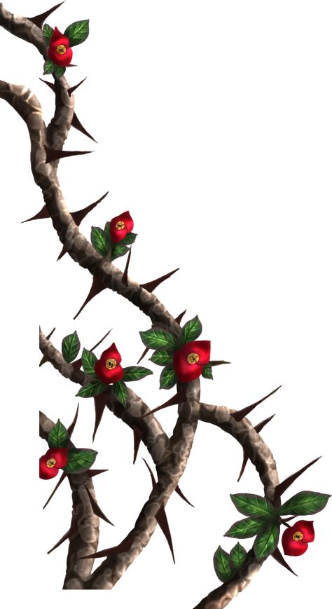 thorn vines | Crown-of-thorns - painted by DameOdessaStock on DeviantArt Rose Thorn Tattoo, Rose Vine Tattoos, Simple Rose Tattoo, Thorn Tattoo, Vine Drawing, Rose Thorns, Skeleton Hand Tattoo, Vine Tattoos, Rose Vines