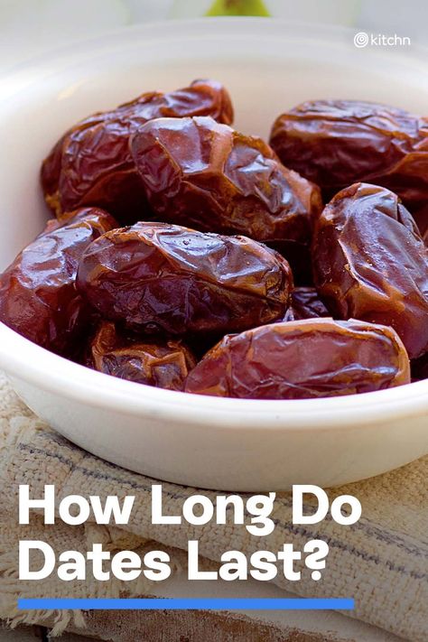 In addition to their irresistibly sweet flavor and versatility, dates, when stored properly, have a seriously lengthy shelf life. Even when they lose moisture and harden, there’s still a way to revive that tender bite. But that doesn’t mean they last forever. Dates can, and do, go bad. There are three telltale signs to watch out for signaling those sweet dates have taken a turn for the worse. #dates #date #kitchentip #kitchentips #kitchenhacks #cookingtip #cookingtips How To Store Dates, What Can You Make With Dates, Dried Date Recipes, Cooking With Dates Recipes, Fresh Dates Recipe, Recipes Using Dried Dates, What To Do With Dates, How To Eat Dates, What To Make With Dates