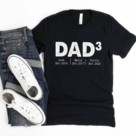 Dad Birthday Shirt, Dad Shirts Vinyl, Dad Tshirt Ideas, Dad T Shirt Ideas, Dad Shirt Ideas, Fathers Day Shirts For Dad, Fathers Day T Shirt, Homemade Shirts, Daughter Shirt