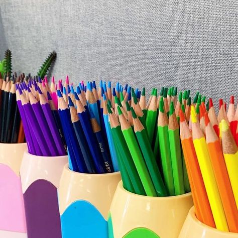 🍎 Australian Primary School Teacher on Instagram: "What teacher dreams are made of 😍🌈⁣ ⁣ Taking bets for how long my fresh new, beautifully sharpened colour coordinated pencils will stay this way!? 😂" Teacher Mood Board, Primary Teaching Aesthetic, Primary Teacher Aesthetic, Primary School Aesthetic, Teacher Core Aesthetic, Primary School Teacher Aesthetic, Elementary School Teacher Aesthetic, Kindergarten Teacher Aesthetic, Primary Aesthetic