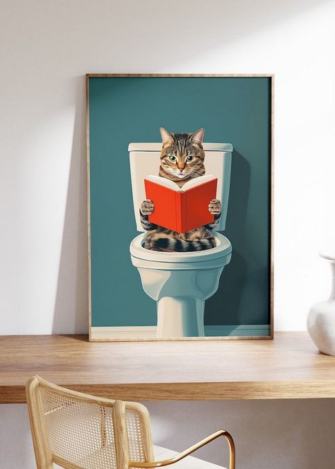 funny bathroom signs for a fun decor half bathroom decor funny funny bathroom decor dog bathroom wall decor funny art prints funny bathroom sign decor funny bathroom decor white chicks funny halloween bathroom decor funny bathroom signs printable wall decor funny bathroom signs for wedding decor funny bathroom decor jars Bathroom Wall Posters, Toilet Illustration Funny Art Prints, Bathroom Art Aesthetic, Funny Bathroom Decor Ideas, Aesthetic Cat Decor, Toilet Artwork Wall Decor, Artwork In Bathroom, Bathroom Pictures Wall Art, Art For Bathroom Walls