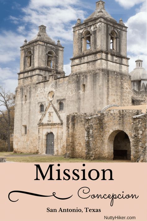 Mission Conception in San Antonio Texas is the oldest original stone church in the United States Texas Swimming Holes, San Antonio Missions, Texas Bluebonnets, Vacation Itinerary, Family Destinations, Travel Gadgets, Family Travel Destinations, Road Trip Hacks, Road Trip Essentials