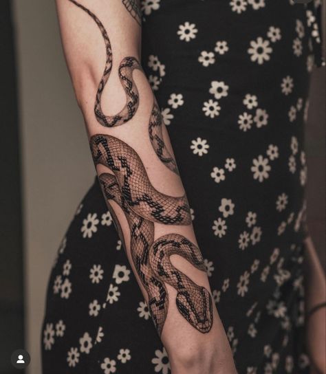 Cool Snake Tattoos For Men, Arm Wrap Snake Tattoo, Real Snake Tattoo, Snake Tattoo Down Arm, Calf And Shin Tattoo, Diamondback Snake Tattoo, Snake Coiling Around Arm Tattoo, Ball Python Wrapped Around Arm Tattoo, Phyton Snake Tattoo